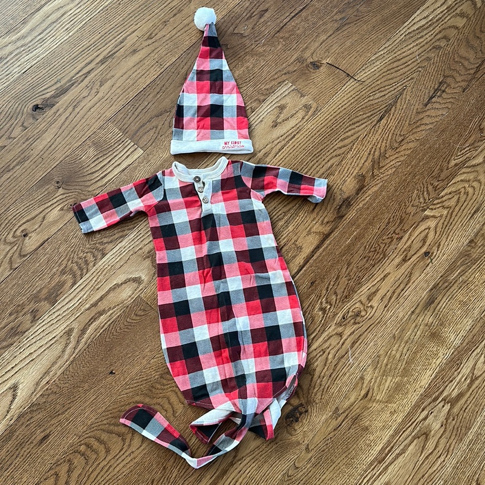 Mudpie Christmas “take me home” outfit 0-3 mos